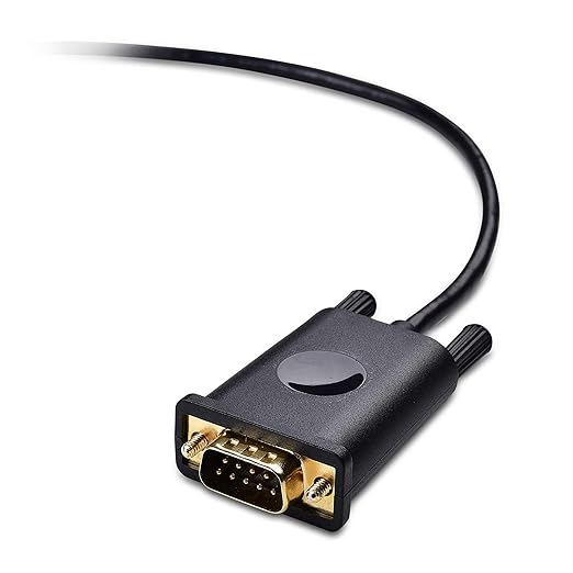 Cable Matters USB C to Serial Adapter Cable - 3ft, USBC to DB9, USB C to RS232 Cable, Compatible with Thunderbolt 5/4, Supports Windows 11/10/8/7/Vista/XP, macOS 11.0 or Later