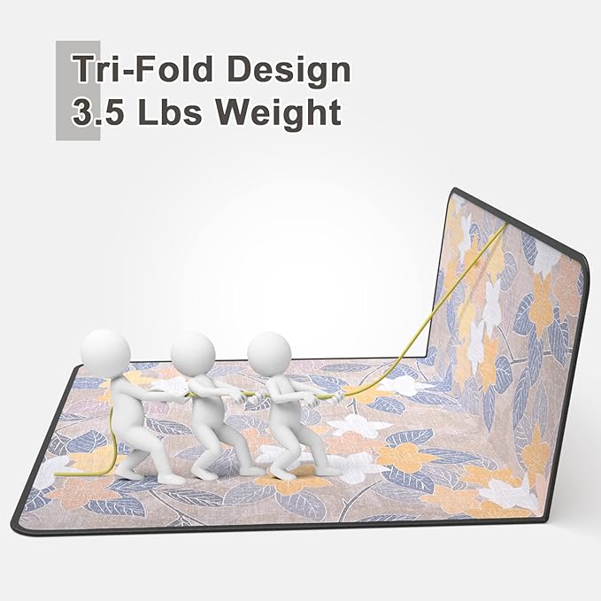 Placoot Office Chair Mat for Carpet & Hardwood Floors, 48" x 36" Highly Premium Quality Floor Mat, Desk Chair Mat for Carpeted Floors and HardwoodFloor for Home Office