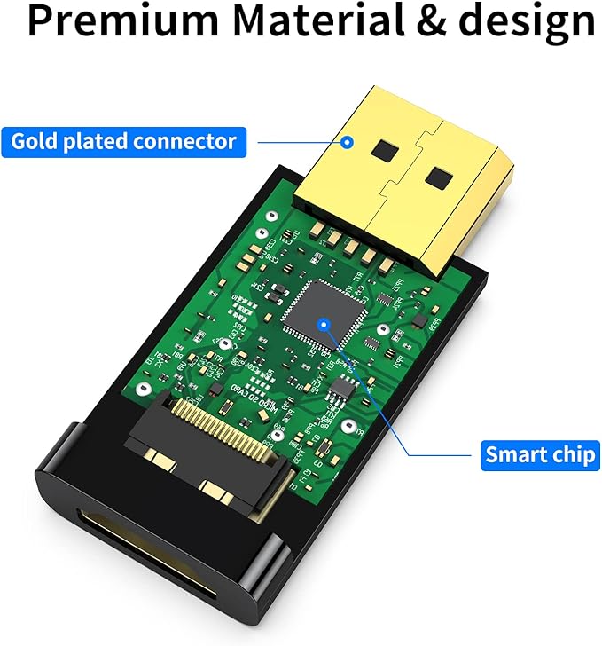 4K DisplayPort to HDMI Adapter 10 Pack,24K Gold Plated Uni-Directional Display Port DP to HDMI Passive Adapter Compatible for HP, HDTV, AMD, NVIDIA,Dell, GPU,Projector, PC,Desktop