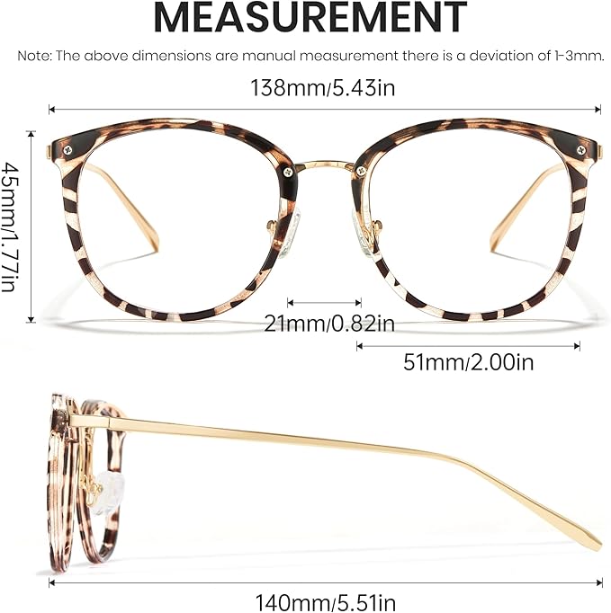 Cyxus Blue Light Glasses Photochromic Lens for Women, Fashionable Computer Glasses on Office Reduce Eye Strain Anti Migraine Great for Working Reading