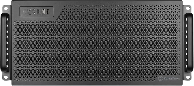 Silverstone Technology RM52 5U Rackmount Server Chassis with Dual 360mm Liquid Cooling Capability, SST-RM52