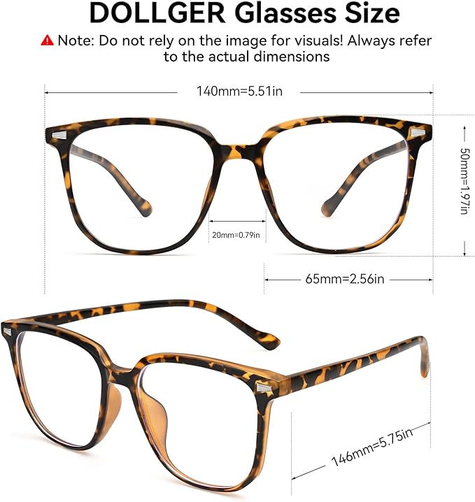 Dollger Blue Light Glasses for Women Retro Blue Light Blocking Glasses for Computer Eyeglasses Frame Men