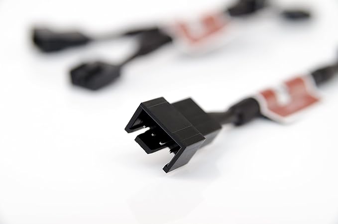 Noctua NA-SRC7, 4 Pin Low-Noise Adaptor Cables for PC Fans (Black)