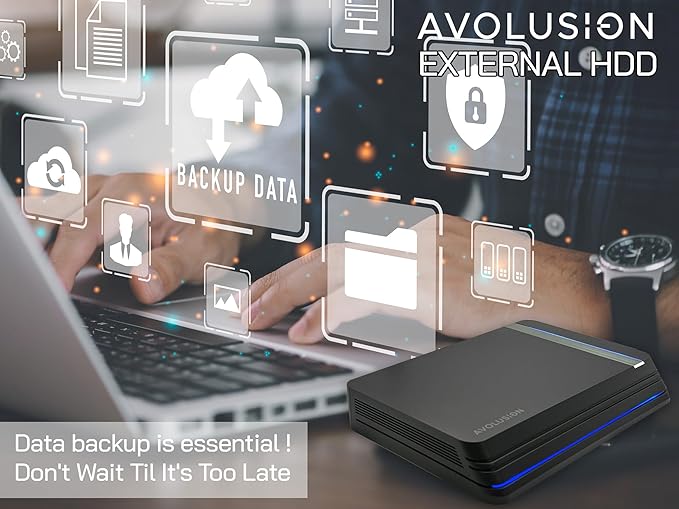 Avolusion PRO-X USB 3.0 External Hard Drive for WindowsOS Desktop PC/Laptop (Black) - 2 Year Warranty (14TB) (Renewed)