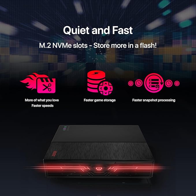 Asustor Flashstor 6 FS6706T - 6 Bay All-SSD NAS Storage, Quad Core 2.0GHz, Six M.2 SSD, Dual 2.5GbE, 4GB RAM DDR4, Network Attached Storage (Diskless)