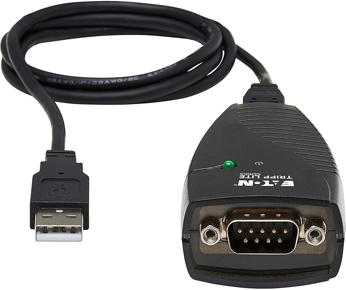 TRIPP LITE Keyspan High-Speed USB to Serial Adapter, PC & Mac, USB-A to DB9 RS232 Male, 3 Foot / 0.91 Meter Cable, 3-Year Warranty (USA-19HS)