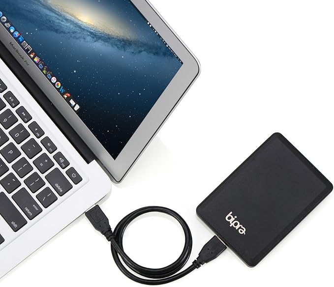 S3 2.5 inch USB 3.0 FAT32 Portable External Hard Drive - Black (250GB)