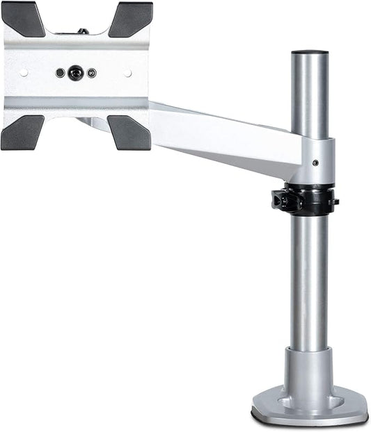 StarTech.com Desk Mount Monitor Arm, for UHD, iMac and Apple Thunderbolt Displays up to 49" (30.9lb/14kg), Articulating Height Adjustable Single Monitor Pole Mount, Clamp or Grommet Base, TAA