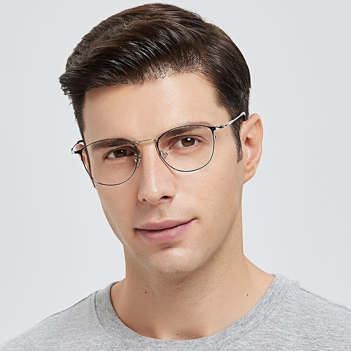 Blue Light Blocking Glasses for Men Anti-Fatigue Computer Monitor Gaming Glasses Prevent Headaches Glasses