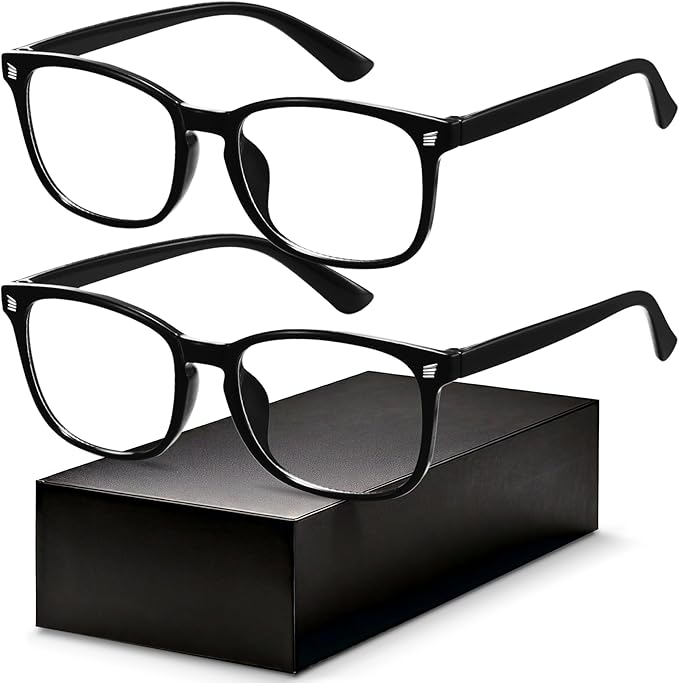 Gaoye Blue Light Glasses for Men - Blocking Square Eyeglasses, Anti UV Ray Computer Gaming Glasses Blue Blockers for Women