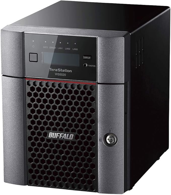 BUFFALO TeraStation WS5420DN 4-Bay Windows Server IoT 2025 Desktop NAS 48TB (4x12TB) w/HDD Included