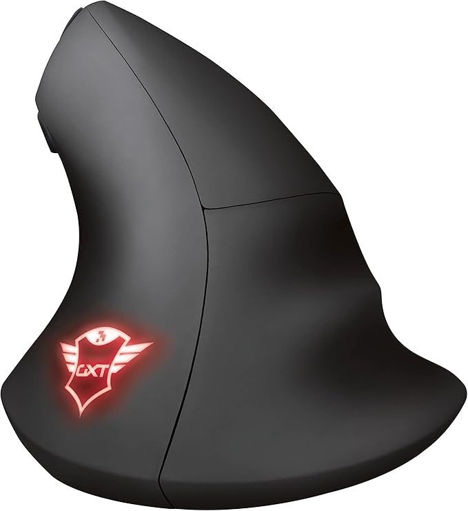 Trust Gaming GXT 144 Rexx Vertical Ergonomic Gaming Mouse, 250-10,000 DPI, 6 Buttons, Black