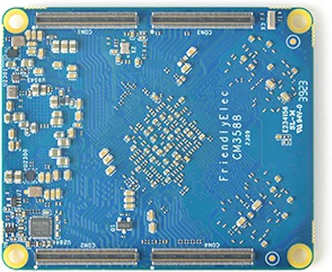 WayPonEV CM3588 Plus NAS Network Storage CPU Module - 4/8/16/32GB RAM, up to 256GB eMMC, 8-core Rockchip RK3588 Chip - for Home Cloud Server, Laptop Alternatives and AI Deep Learning (16+64GB Module)