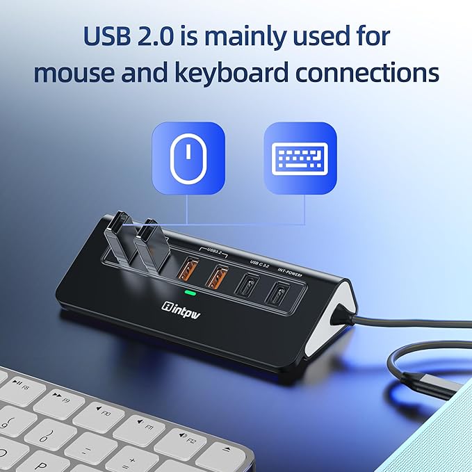 P9R PRO USB C Hub Ethernet, 10Gbps Laptop Docking Station 10-in-1 with USB-C & 2 USB-A 3.2 Data, LAN, 4K@60Hz, 2 USB A 2.0, PD 100W, SD/TF Ports, 3.28FT USB C Docking Station for PC, iPhone 17, Mac