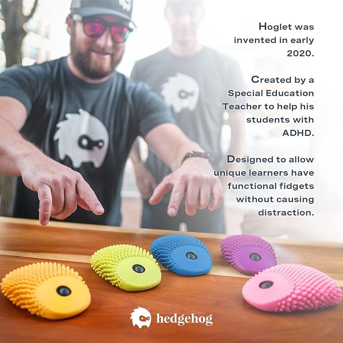 HedgeHog Health Hoglet Fidget Computer Mouse – Cute Wireless Design, Perfect Tactile Tool for Stress Relief and Focus. Combines Comfort and Functionality for a Unique and Engaging Experience.