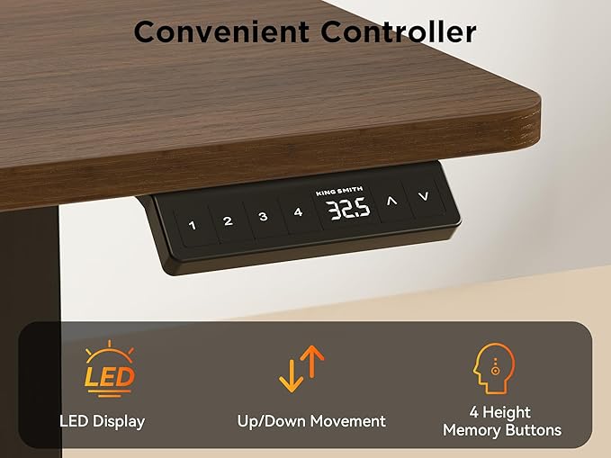 75x61 Inches Reversible L Shaped Standing Desk Height Adjustable with Cup Holder, Electric Corner Computer Workstation for Home Office, Ergonomic Sit Stand up Gaming Desk, Black Walnut