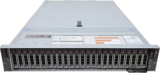 Dell EMC PowerEdge R740xd 24 Bay SFF, 2X Xeon Gold 6122 1.8GHz 20-Core CPU, 768GB Memory, PERC H330, 4X 7.68TB SSD, Rails, Bezel, 1YR Warranty (Renewed)