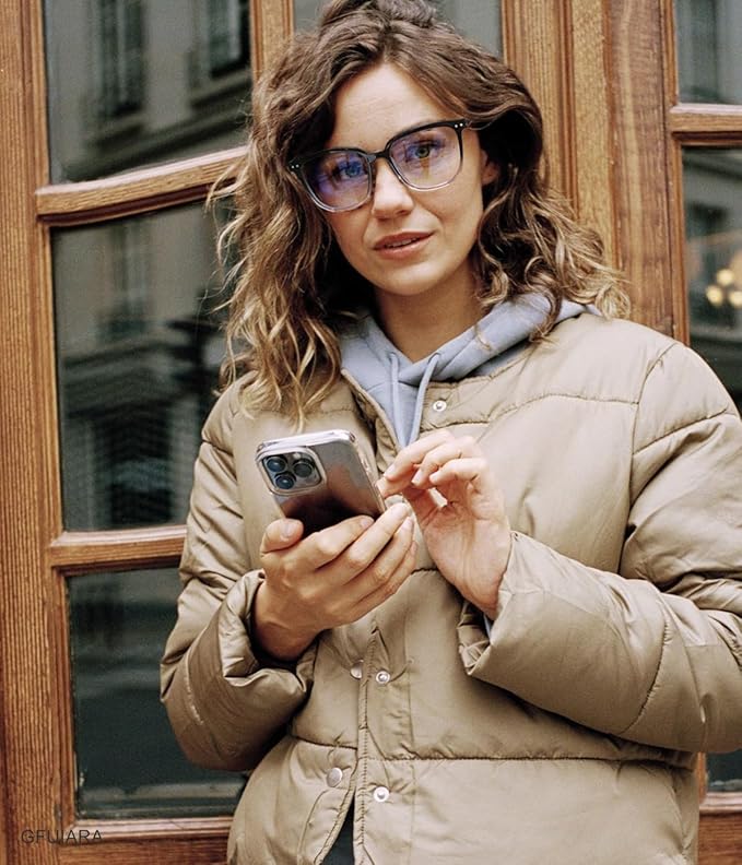 Blue Light Blocking Glasses for Women Men,Fashion Square Blue Blockers Glasses,Computer/TV/Phones/Gaming Glasses