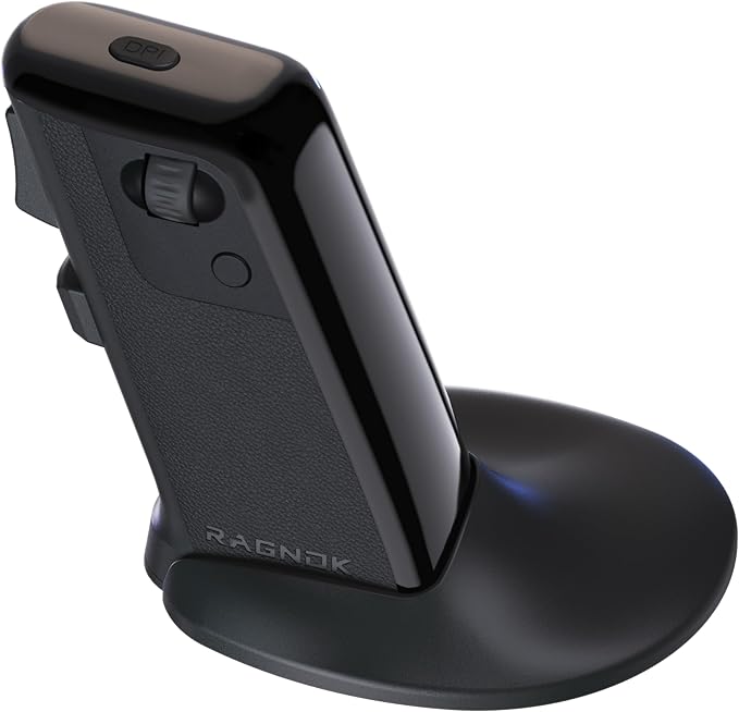 FireGrip Gun Mouse for Shooter Games — Vertical Pistol Grip Design, Vibration Feedback, 2.4G Wireless & Wired, Programmable Buttons for FPS Gaming