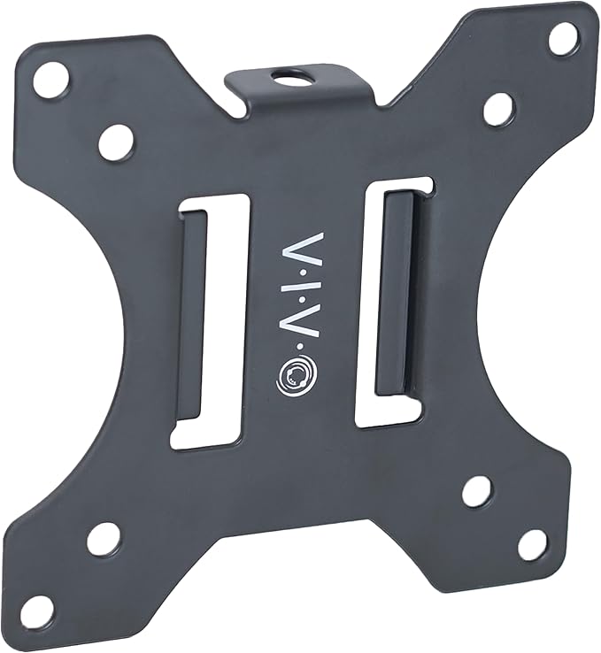 VIVO Steel VESA Bracket 75x75 and 100x100 Mounting for Computer Monitor Stand, Quick Release Removable VESA Plate Kit with Hardware, Black, PT-SD-VA02A