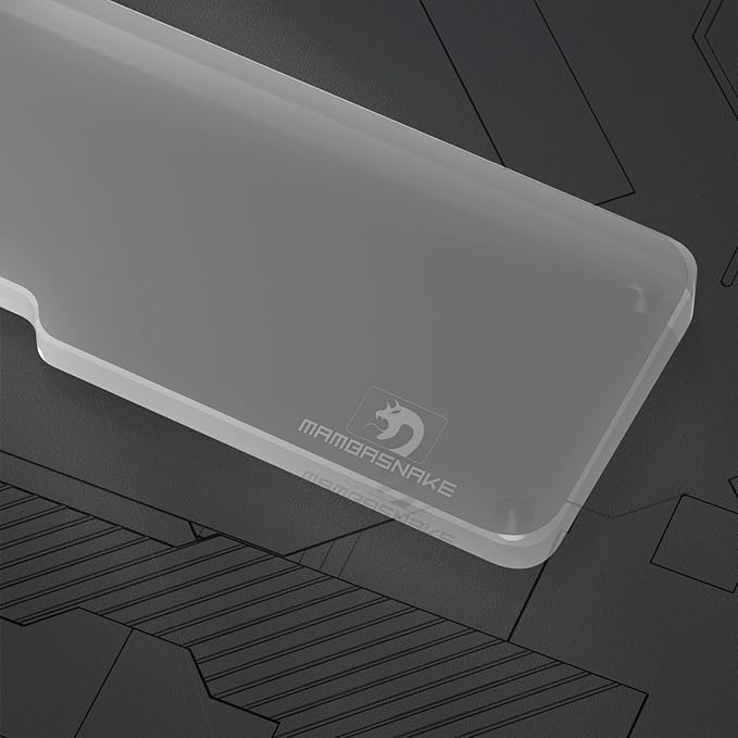 SELORSS Acrylic Keyboard Wrist Rest - Compact 60% Keyboard- Mechanical Keyboards Ergonomic Palm Rest for Computer Keyboard,Anti-Slip Base,Wrist Pad for Laptop,Office & Home-Easy Typing