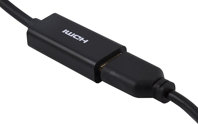 Philips DisplayPort to HDMI Adapter, Unidirectional, Works with Laptops, Tablets, Full HD 1080p, 4K Ultra HD, Mac and PC Compatible, Compact Design, Portable, Black, SWV9200G/27