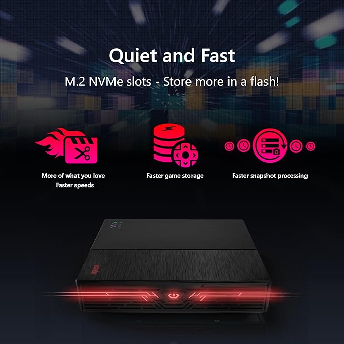 Asustor FLASHSTOR 12 Pro Gen2 FS6812X, 12 Bay All M.2 SSD NAS, AMD Ryzen Quad Core 2.3GHz, 16GB RAM ECC DDR5, Dual 10GbE, Network Attached Storage for Video & Content Creators(Diskless)