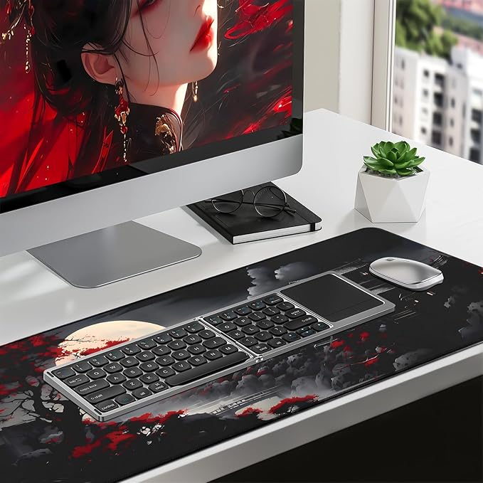 Mouse Pad Gaming Mousepad,Large Mousepads for Keyboard and Mouse with Non-Slip Rubber Base,Suitable for School,Office,Home,31.5 x 15.7 Inch