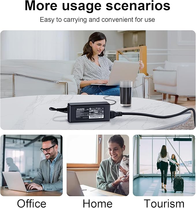 USB C Laptop Charger Compatible with HP Dell Lenovo Asus Acer Samsung Google Chromebook Type C Power Cord