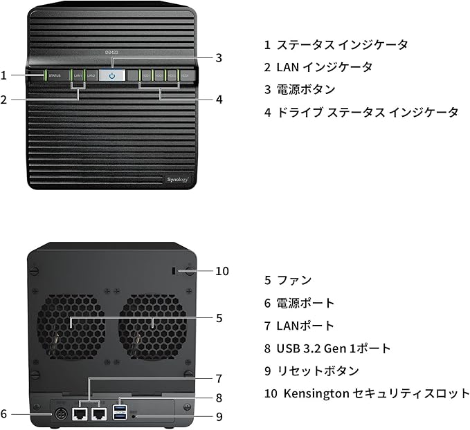 Synology 4-Bay DiskStation DS423 (Diskless)
