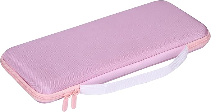Lebakort Hard Carry Case Compatible with Logitech Pebble Keys 2 Combo K380s K380 Keyboard + M350 Pebble Mouse Combo (Rose Case)