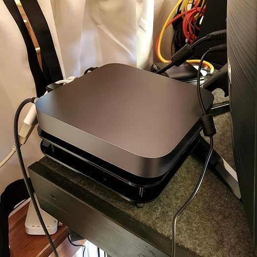Mac mini Radiator Cooling Fan Wind Speed Enhancement Modified Chassis,Mini Radiator Overclock Base with 12cm Silent Fan
