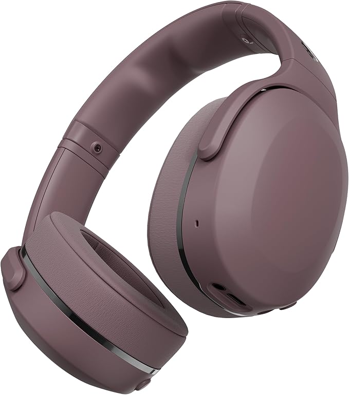 Skullcandy Crusher 540 Active Wireless Bluetooth Headphones with Multi-Sensory Bass, Noise Isolating Over-Ear Fit, Sweat and Water Resistant, 40 Hours Battery, Microphone for iPhone Android - Smoke