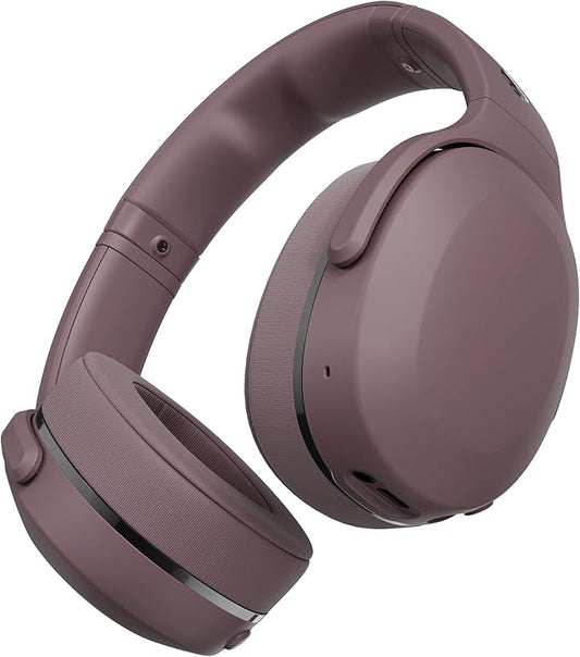 Skullcandy Crusher 540 Active Wireless Bluetooth Headphones with Multi-Sensory Bass, Noise Isolating Over-Ear Fit, Sweat and Water Resistant, 40 Hours Battery, Microphone for iPhone Android - Smoke