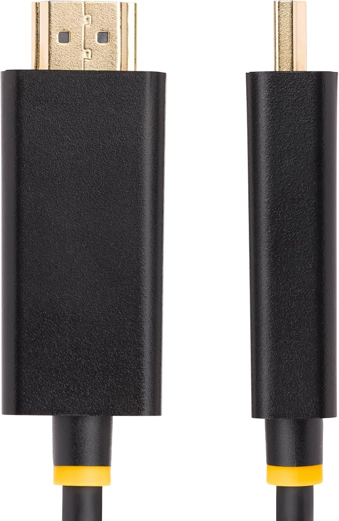 StarTech.com 9.8ft (3m) DisplayPort to HDMI Adapter Cable, 4K 60Hz with HDR, DP to HDMI 2.0b Cable, Active Video Converter