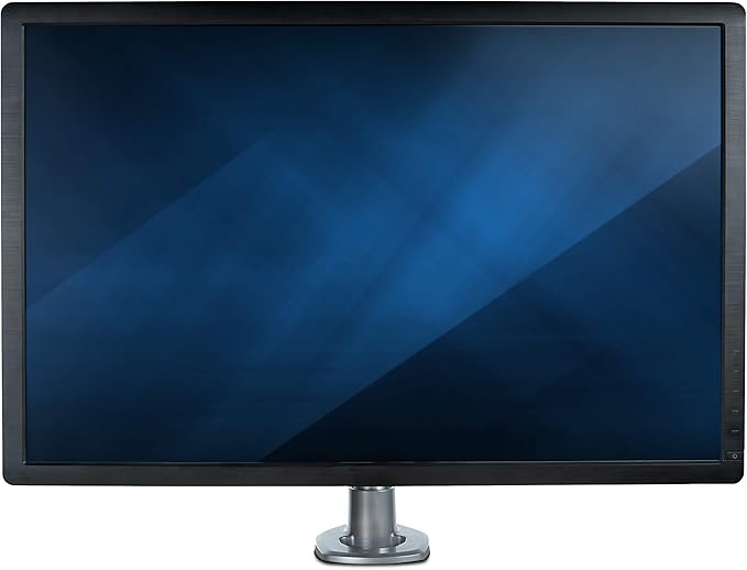 StarTech.com Desk Mount Monitor Arm, for UHD, iMac and Apple Thunderbolt Displays up to 49" (30.9lb/14kg), Articulating Height Adjustable Single Monitor Pole Mount, Clamp or Grommet Base, TAA