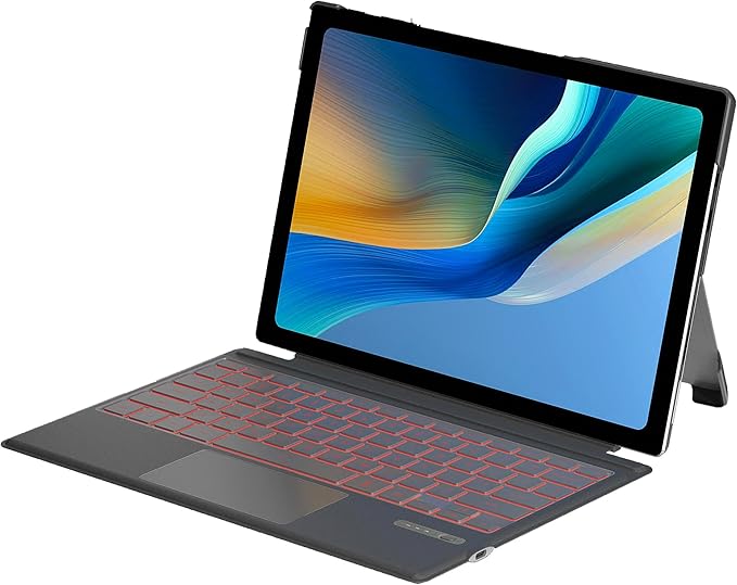 Surface Pro 7 Keyboard, Bluetooth Keyboard for Microsoft Surface Pro 7 Plus/ 7/6/ 5/4 /3, Multi-Gesture Touchpad, 7 Color Backlight, Magnetic Detachable