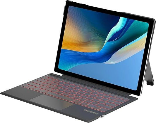 Surface Pro 7 Keyboard, Bluetooth Keyboard for Microsoft Surface Pro 7 Plus/ 7/6/ 5/4 /3, Multi-Gesture Touchpad, 7 Color Backlight, Magnetic Detachable