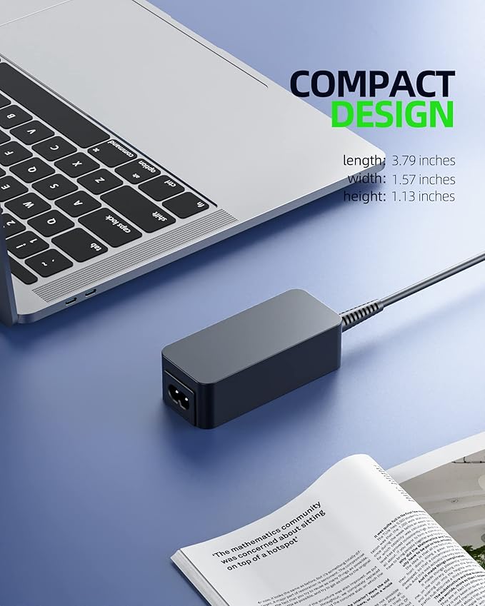 Dexpt 45W AC Adapter Charger Fit for HP 17-byxxx 17-akxxx 17-anxxx 17-bsxxx 17-caxxx 17-cpxxx 17-cnxxx 17-GXXX 17-pxxx 17-yxxx 17-x0xxx 17-x1xxx Laptop Power Supply Cord 19.5V 2.31A