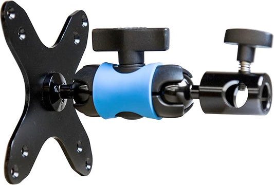 Kupo Super Knuckle VESA Monitor Mount Kit with Dual Ball Joint Design for 75 x 75 mm and 100 x 100 mm VESA Displays, Landscape and Portrait Rotation on Baby Stands and Grip Accessories (KG037511)