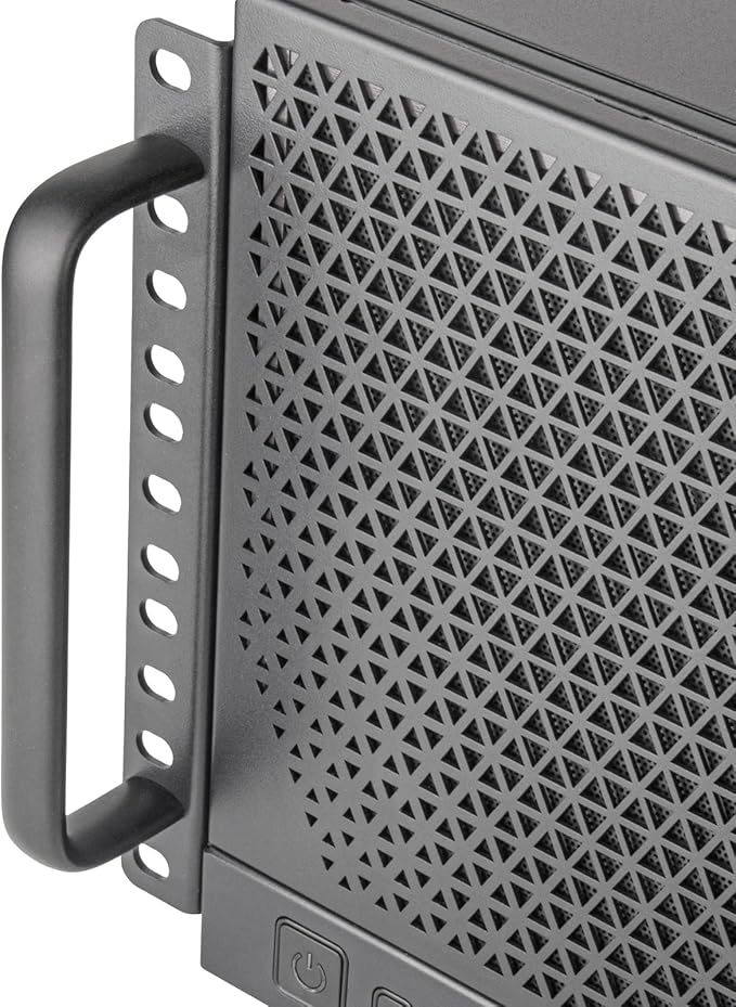 Silverstone Technology RM51 5U Rackmount Server Chassis with Dual 180mm Fans and Enhanced Liquid Cooling Capability, SST-RM51