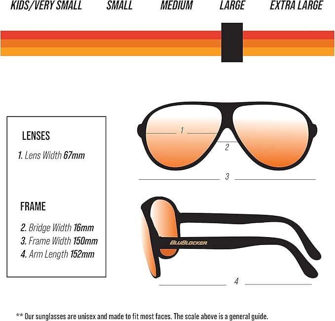 BluBlocker Original Aviator Sunglasses | Retro | Blocks 100% of Blue & UV light | For Men & Women | Reduce Glare & Eye Stress