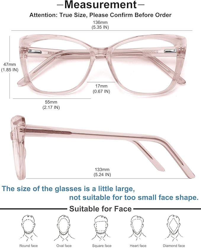 MEETSUN Blue Light Blocking Glasses for Women Anti Eyestrain Filter Blue Ray Oversized Computer Game Glasse