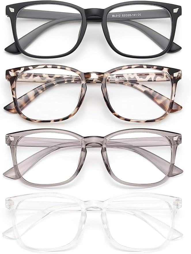 Gaoye Blue Light Glasses for Computer & Gaming - Anti UV Ray Lenses, Scratch-Resistant & Comfort Fit