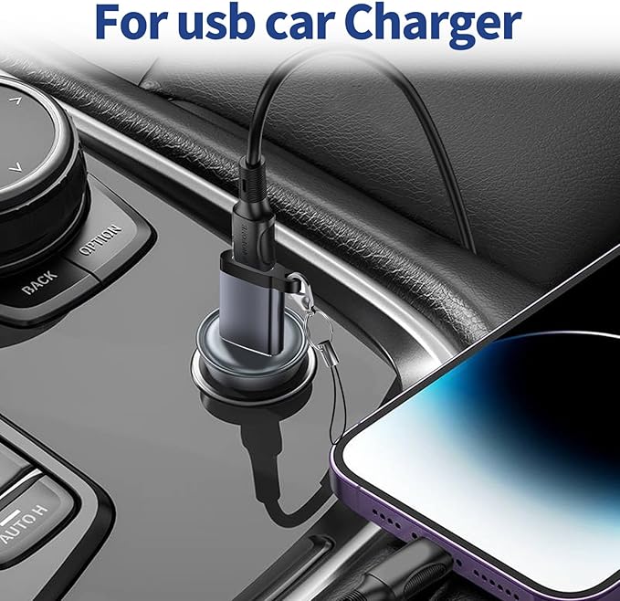 USB C Female to USB Male Adapter 3 Pack, Type C to USB A Charger Cable Converter，Type Cto USB 3.0 Adapter Compatible for Apple Watch iPhone 15 14 13 AirPods 3 MacBook Samsung Galaxy Google CarJHAOUS