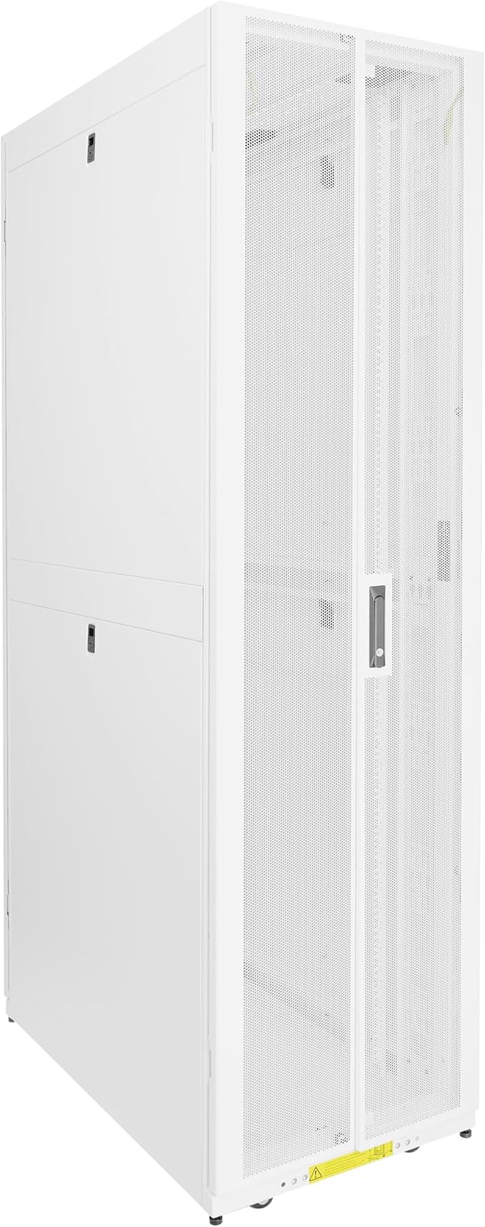 Tecmojo 48U Server Rack Cabinet - PRE-Assembled 24inch Width 43inch Depth IT Network Equipment Cabinet Rack Enclosure with Casters - 3000lbs Weight Capacity(06White)