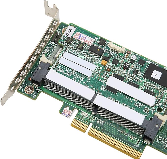 Server Array Card P420 1GB FBWC 6GB 2 Port SAS Controller Advanced Storage Capabilities High Performance Data Protection for ProLiant Gen8 Rack and Tower Servers Durable PCB