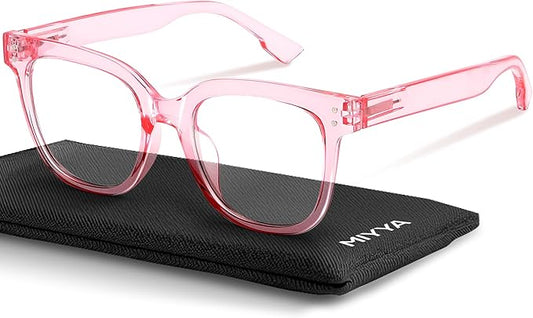 miyya Blue Light Glasses for Women & Men – Oversized UV & Blue Light Blocker Chunky Frames, Stylish Eyewear Accessories