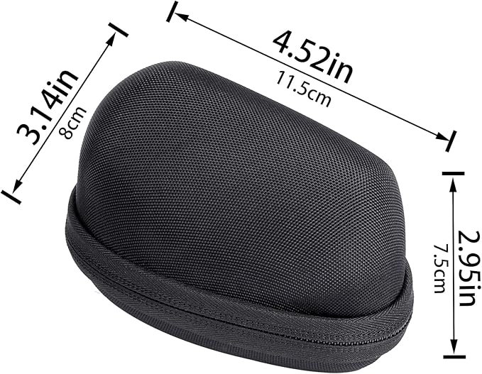 co2CREA Hard Case Replacement for Logitech Lift Vertical Ergonomic Mouse (Black Case)