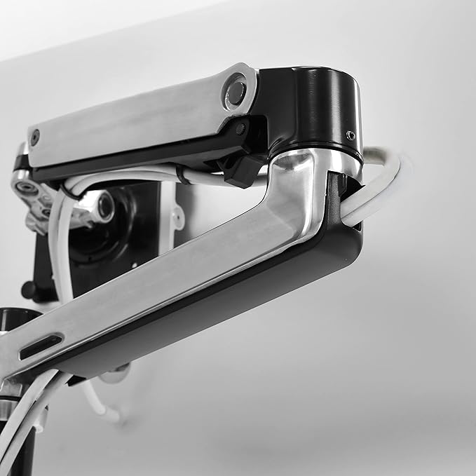 Ergotron – LX Monitor Arm Extension – Add-on for LX Desk and LX Wall Monitor Arms, LX Keyboard Arm – Polished Aluminum